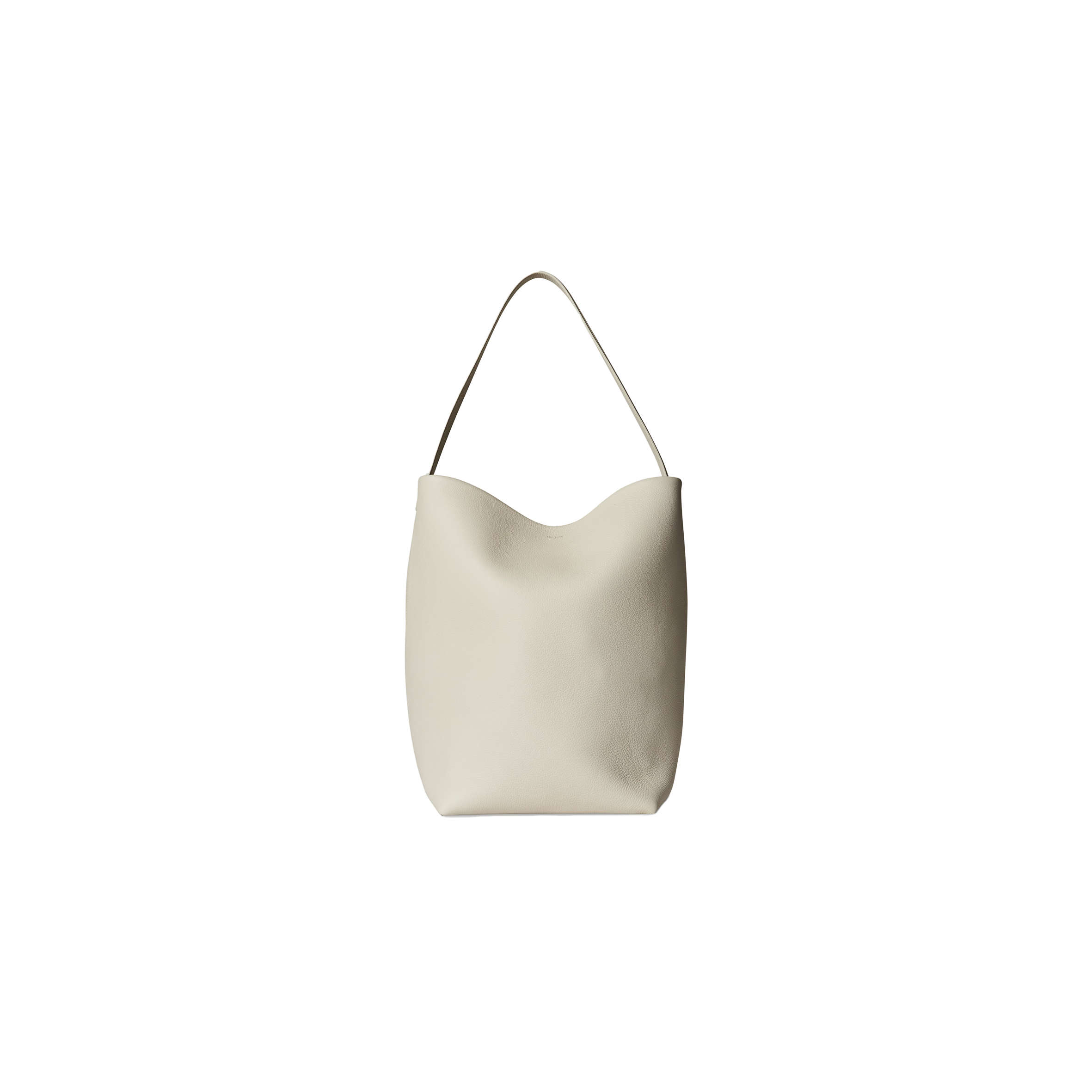 THE ROWLARGE NS PARK TOTE BAG IN LEATHER IVORY W1273L129IVPD (43*38*20cm)